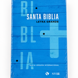 Santa Biblia NVI Letra Grande Azul